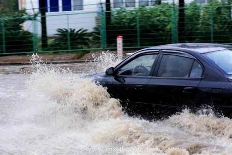 梦见老家下大暴雨发洪水