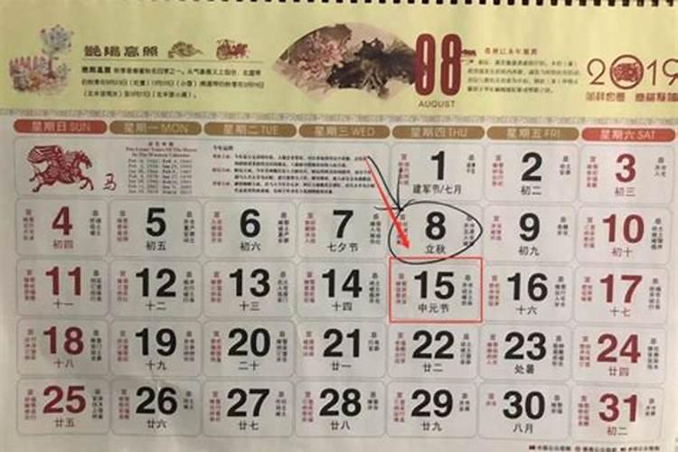 农历七月十五祭祖宗