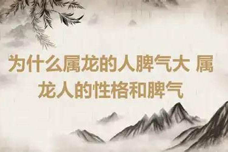 属龙什么脾气性格