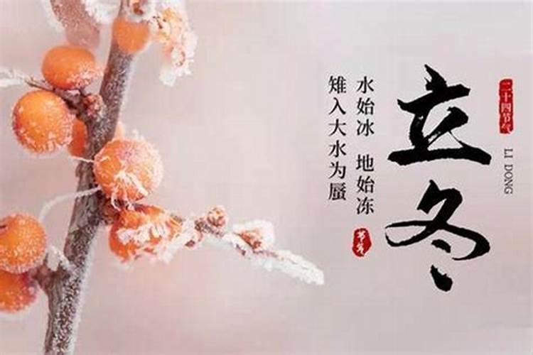 今年立冬是哪一天小度