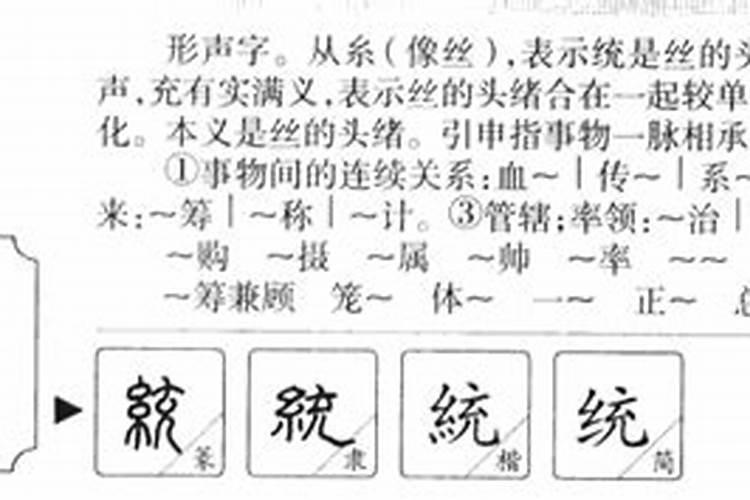 统字五行属什么