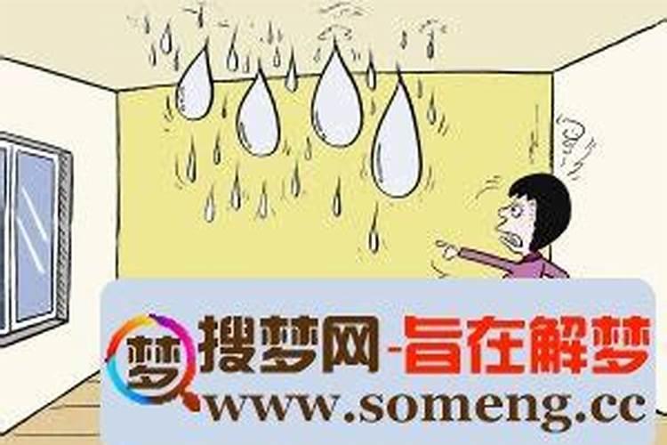 梦见房子漏雨了怎么回事儿