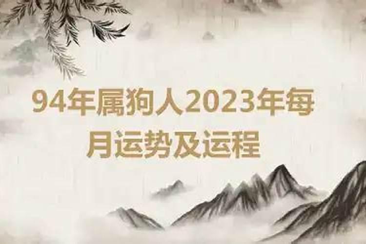 属狗人2023年全年每月运势运程