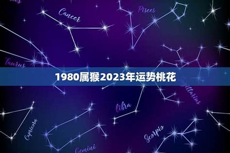 1980年属猴2023年运势完整版女