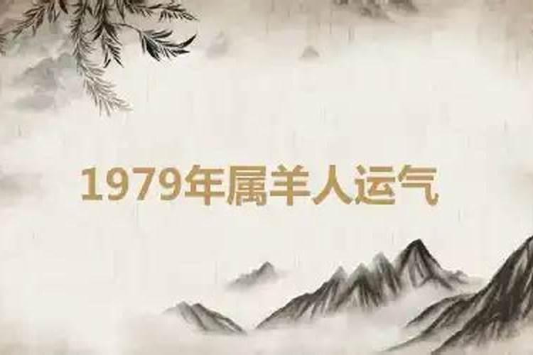 1979年属羊运气好不好