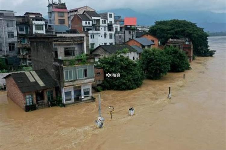 梦见洪水把路淹了