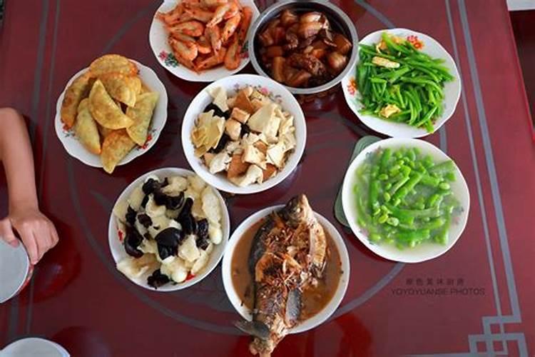 中元节几碗菜