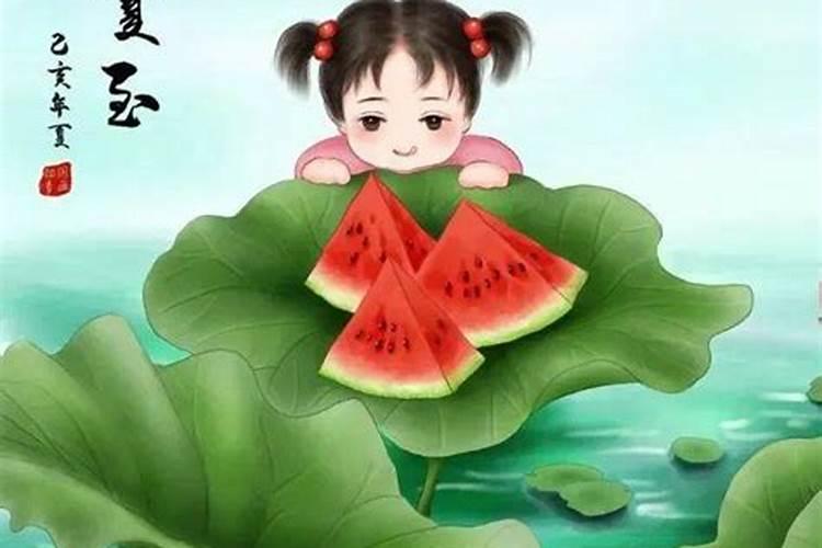 幼儿园夏至的来历和风俗