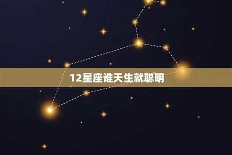 12星座最聪明的三大星座是什么