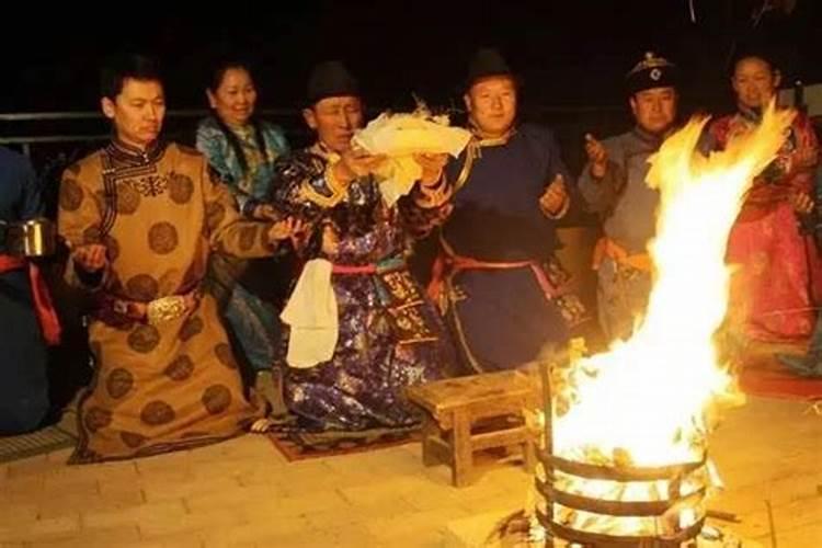 蒙古除夕祭天