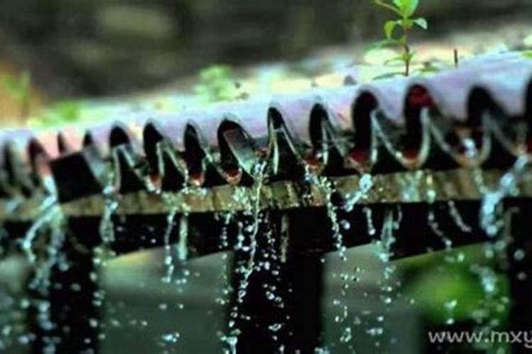 梦到下雨房子漏雨严重房子有洞