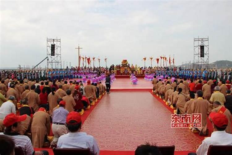 妈祖九月初九举行海祭放生