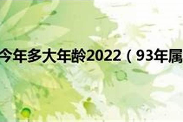 93年属什么生肖今年多大了啊