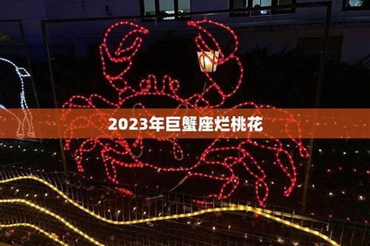 2023年巨蟹座桃花运