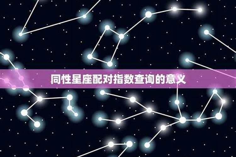 同性星座配对表