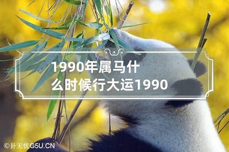 1990年属马女什么时候有好运