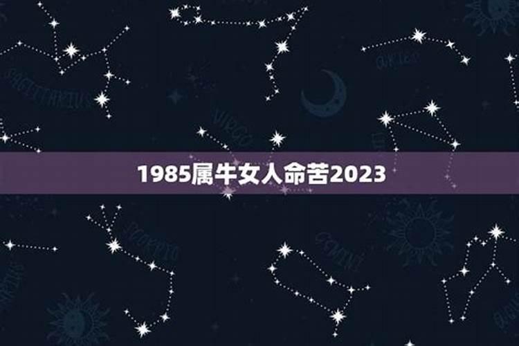 1985属牛女人命苦,属牛的命苦怎么样呢