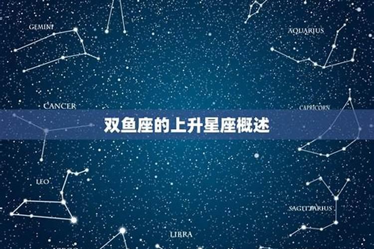 太阳星座天蝎上升星座双鱼