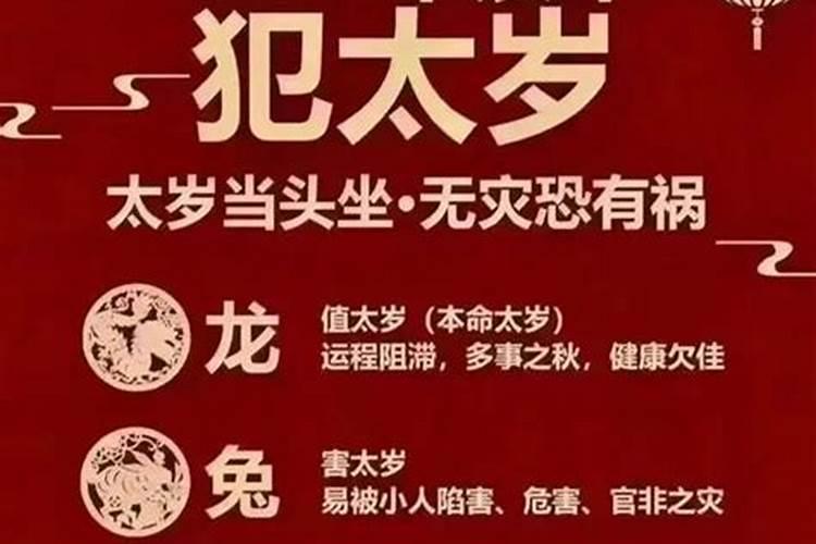 犯太岁的四个属相2020