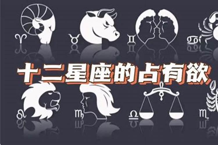 12星座哪个星座占有欲最强