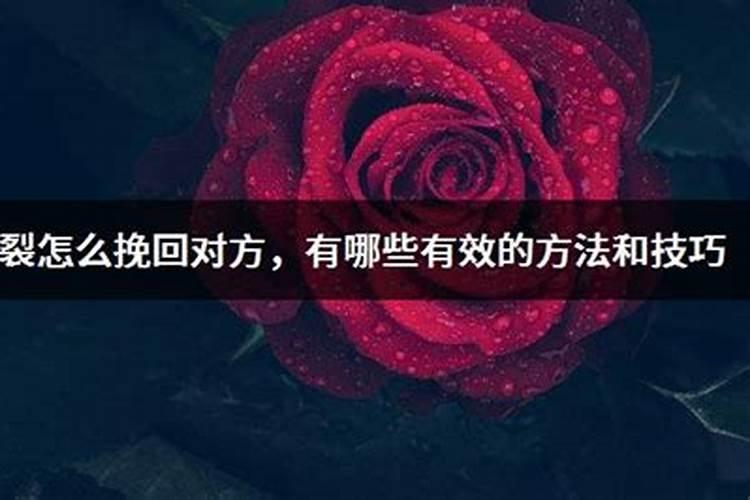 婚姻挽回的技巧与方法