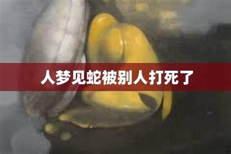 梦见表弟被杀什么预兆