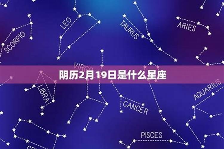 阳历2月19日是什么星座