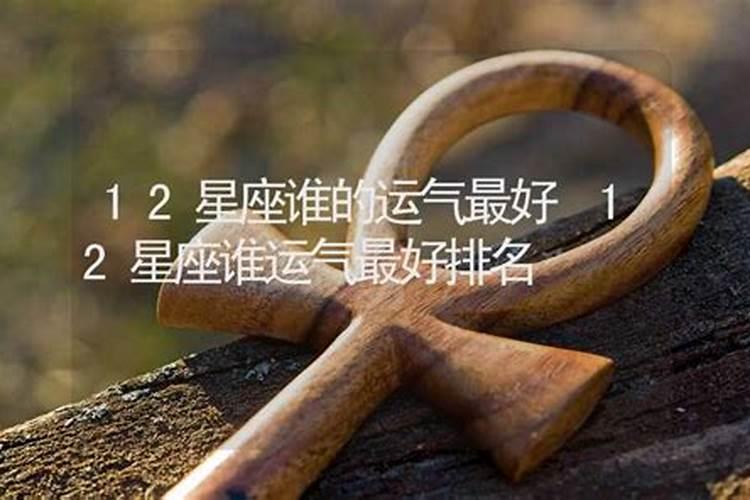 12星座谁的运气最好排行榜