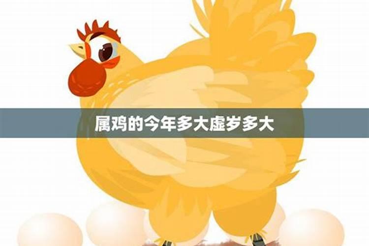 属鸡的虚岁今年多大了2021