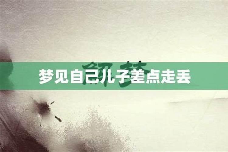 梦到自己儿子走丢了到处找,找派出所报案