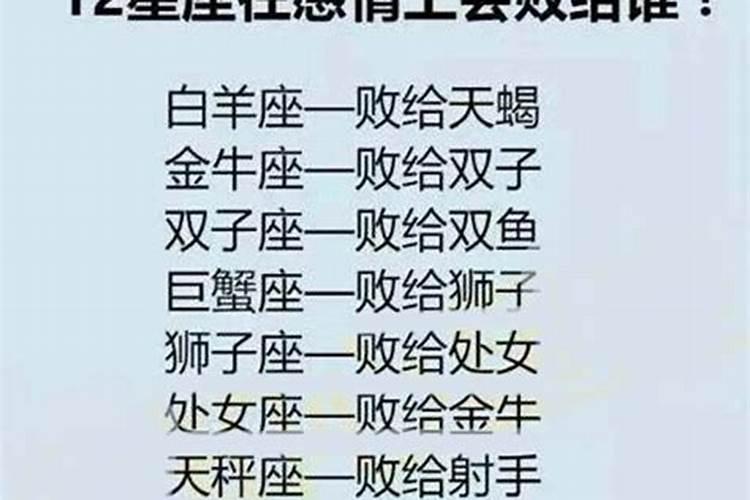 十二星座最值得托付终身