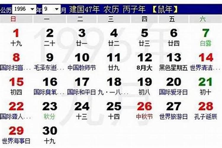 1981年农历8月20是什么星座