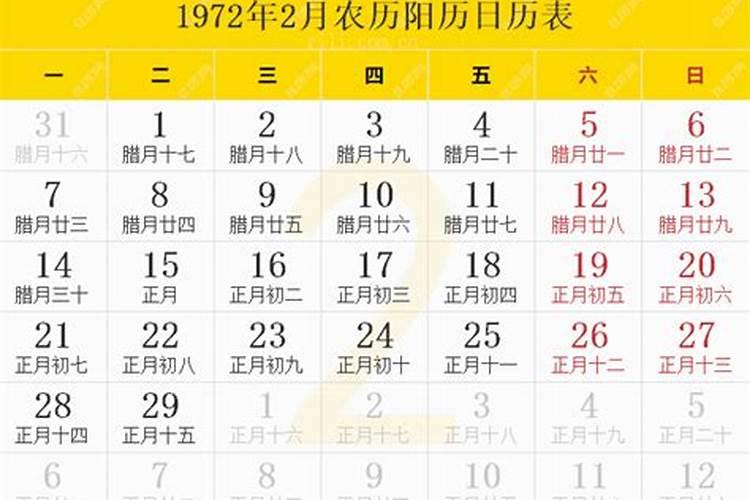 1972年农历2月出生人今年的运势