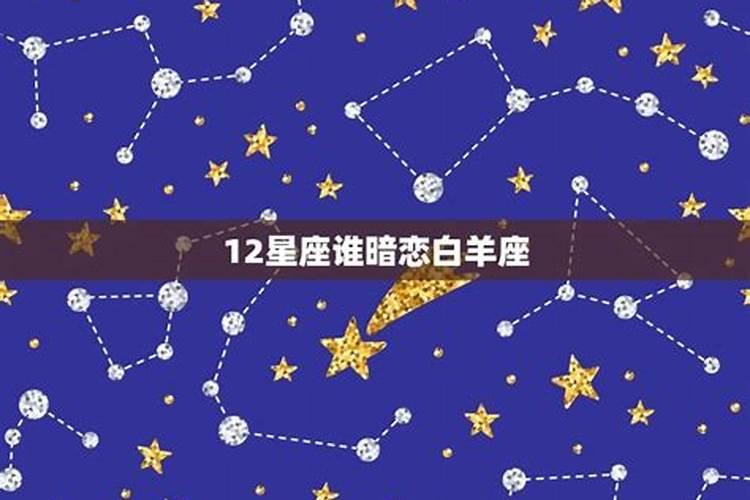 12星座谁暗恋白羊座男