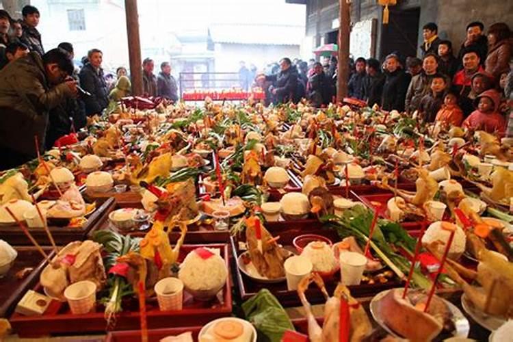 湖北农村除夕祭祖