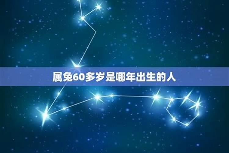 属兔60岁本命年很可怕寅时男命运