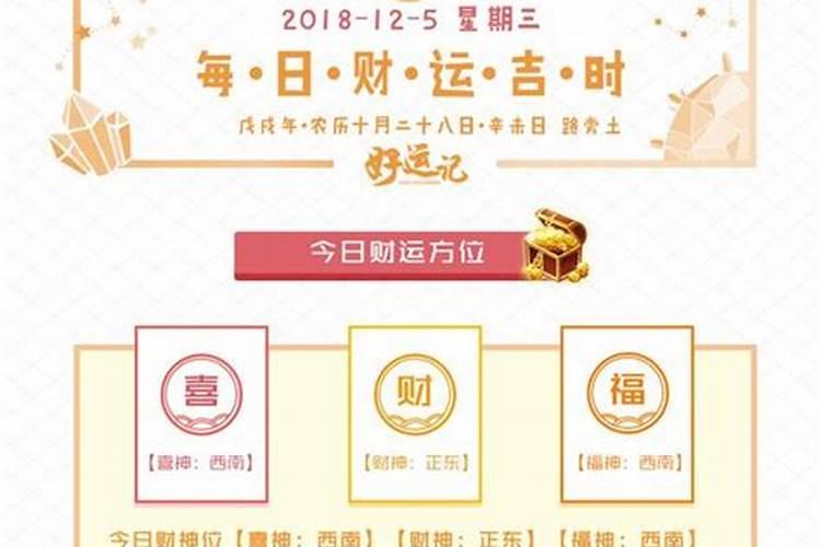 十二生肖财神方位2022.9.7