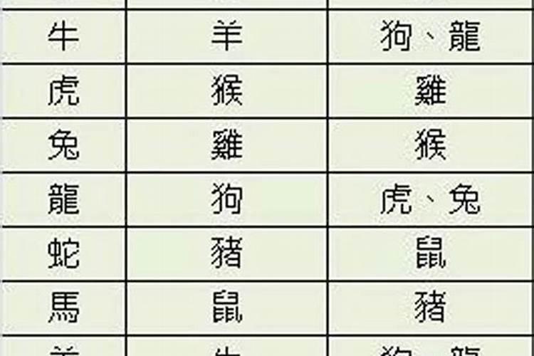 什么属相和属牛的相克