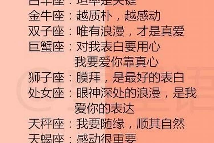 容易被表白的星座有哪些