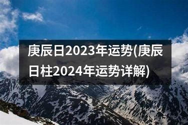 庚辰日柱2023年运势