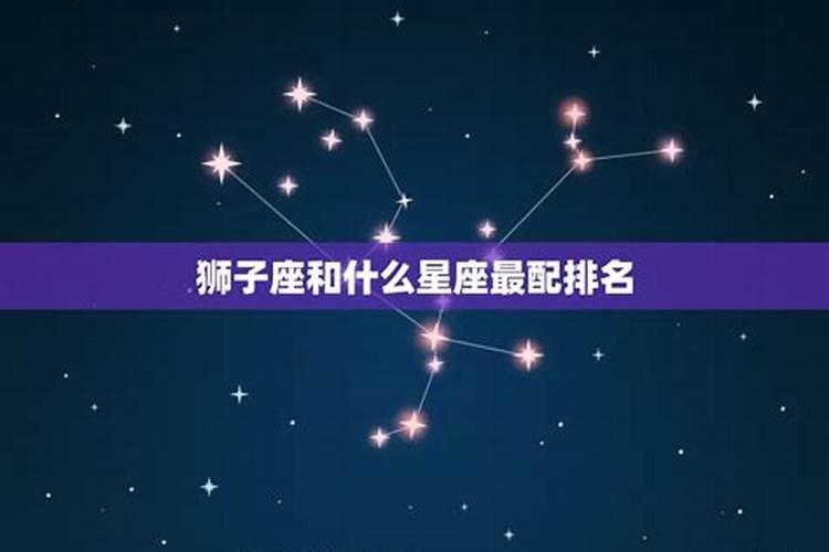 狮子座和什么座配对指数