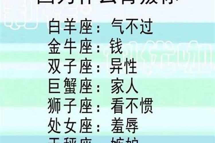 12星座有多难追