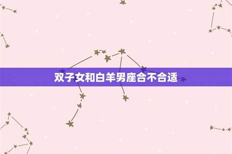 双子女和白羊座男生合适吗