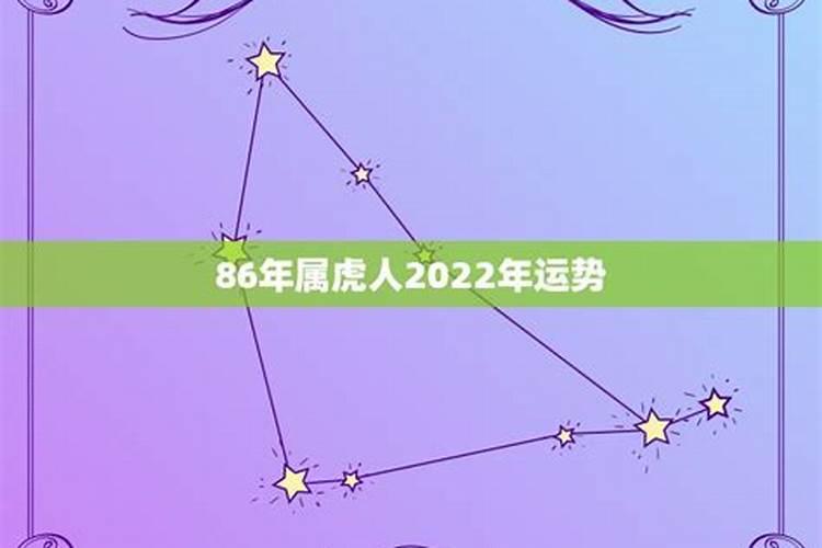 86属虎生肖今年的运程