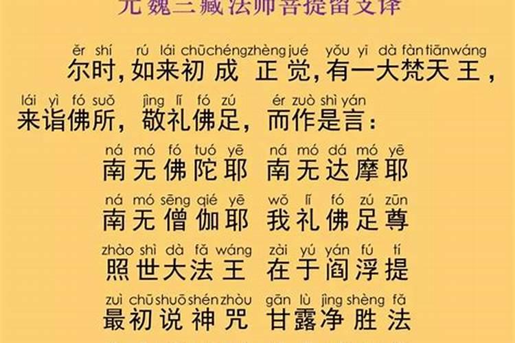 念童子经后的感应