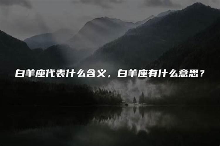 白羊座代表了什么