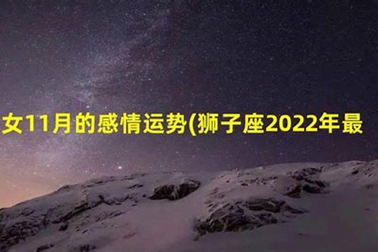 苏珊大妈2021年11月狮子座运势