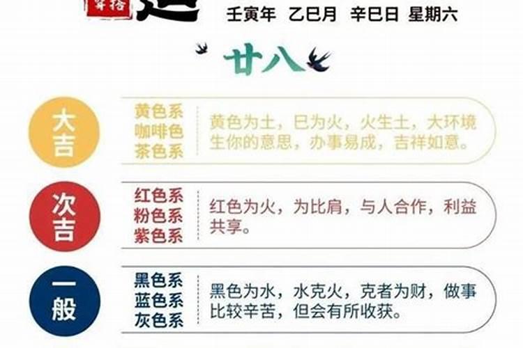 2022年5月30日五行穿衣颜色搭配