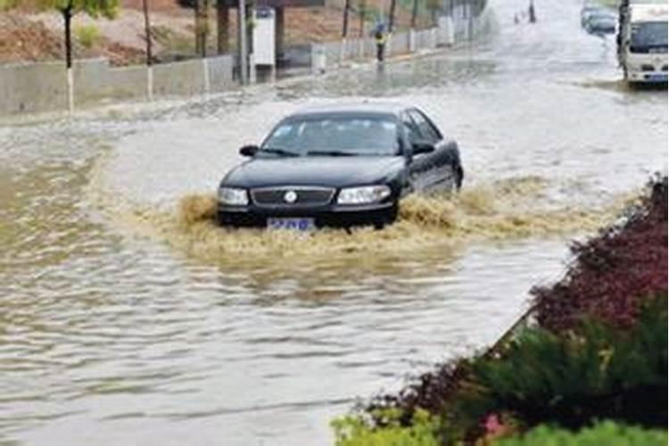 梦到下暴雨涨水淹路