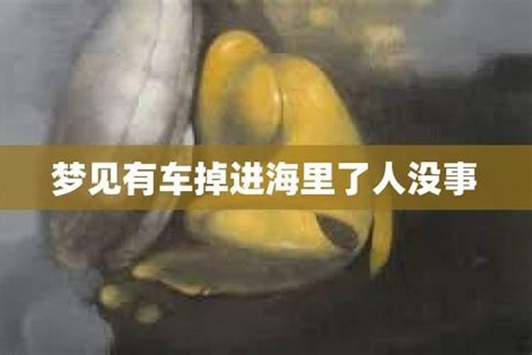 梦见差点掉入海里